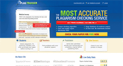 Desktop Screenshot of plagtracker.com